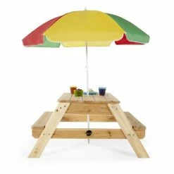 Plum Play Plum Kids Picnic Table With Umbrella