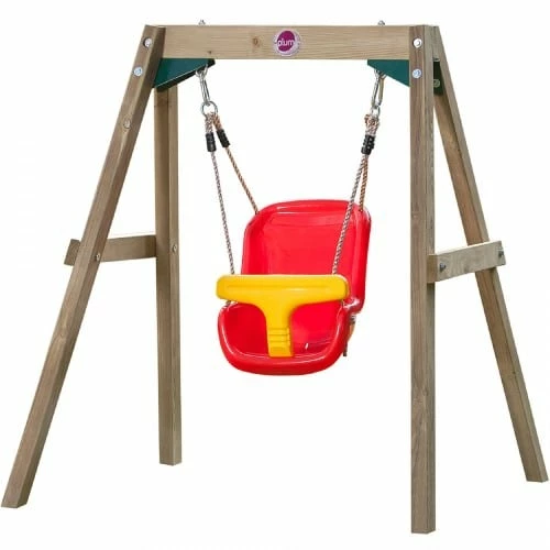 Plum Play Plum Wooden Baby Swing Set 3 Plum Play Plum Wooden Baby Swing Set