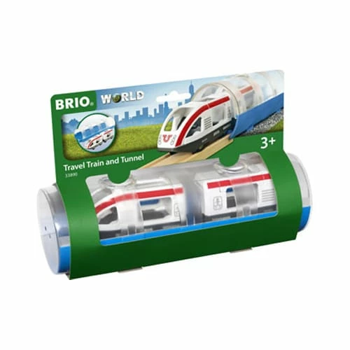 BRIO Train Travel Train And Tunnel 3 Pieces 3 BRIO Train Travel Train And Tunnel 3 Pieces