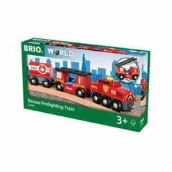 BRIO Vehicle Rescue Firefighting Train 4 Pieces