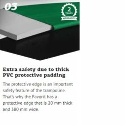 Berg Favorit Grey Trampoline With Safety Net Comfort 330 CM Diameter Large 10FT -Cheap Kids Toys & Games Store Berg Favorit Grey Trampoline 5