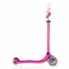Globber Primo Scooter Foldable Lights With Anodized TBar Neon Pink
