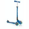 Globber Primo Scooter Foldable Lights With Anodized TBar Navy Blue 1 Globber Primo Scooter Foldable Lights With Anodized TBar Navy Blue -Cheap Kids Toys & Games Store Globber Primo Scooter Foldable Lights With Anodized TBar Navy Blue 1