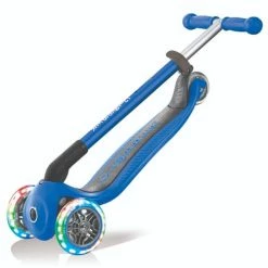 Globber Primo Scooter Foldable Lights With Anodized TBar Navy Blue -Cheap Kids Toys & Games Store Globber Primo Scooter Foldable Lights With Anodized TBar Navy Blue 3