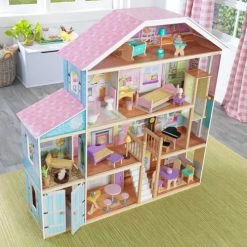 KidKraft Grand View Mansion Dollhouse With EZ Kraft Assembly 12 KidKraft Grand View Mansion Dollhouse With EZ Kraft Assembly -Cheap Kids Toys & Games Store Grand View Mansion Dollhouse with EZ Kraft Assembly 5