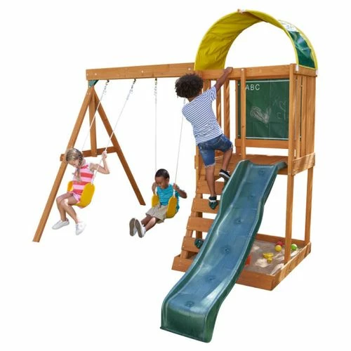 KidKraft Ainsley Playset Swing Set 4 KidKraft Ainsley Playset Swing Set - Image 2