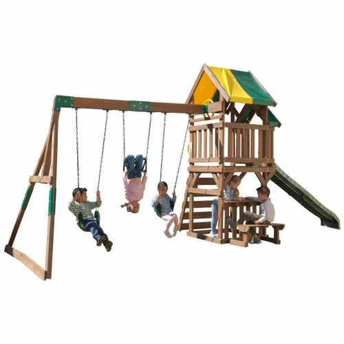 KidKraft Arbor Crest Deluxe Playset With Cubby 4 KidKraft Arbor Crest Deluxe Playset With Cubby - Image 2