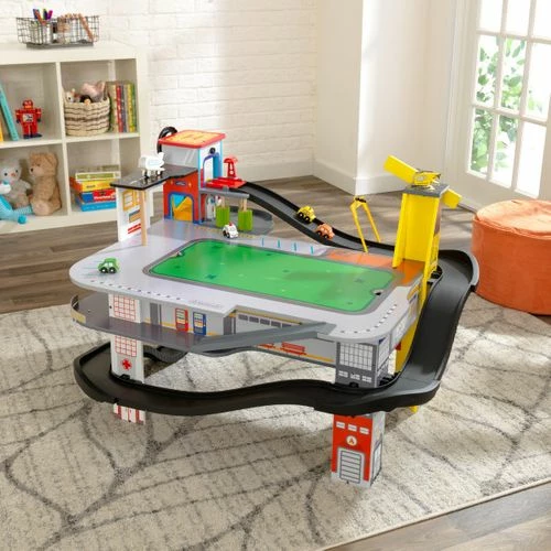 KidKraft Freeway Frenzy Raceway Set And Table With EZ Kraft Assembly 6 KidKraft Freeway Frenzy Raceway Set And Table With EZ Kraft Assembly - Image 4