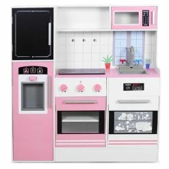 Lifespan Kids Bon Appetit Pink Interactive Play Kitchen
