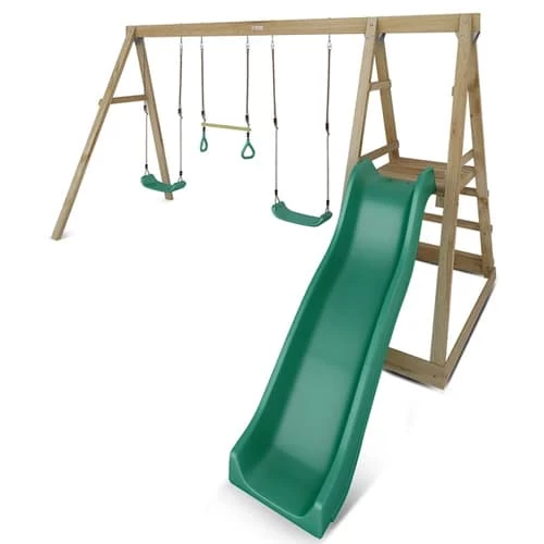 Lifespan Kids Winston 3 Station Timber Swing Set With Slide 5 Lifespan Kids Winston 3 Station Timber Swing Set With Slide - Image 3