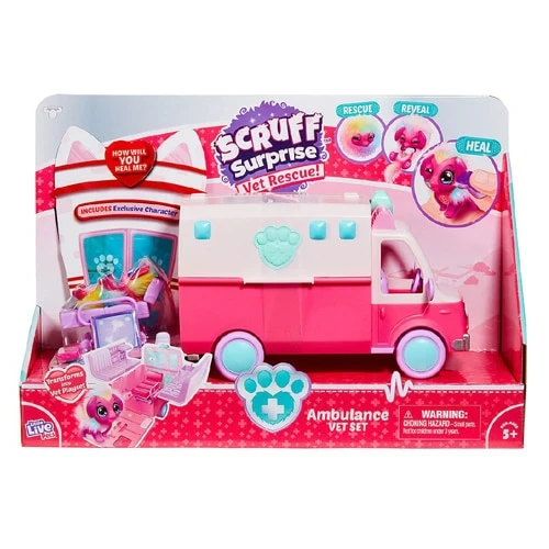 Little Live Pets Scruff Surprise Vet Rescue Playset 3 Little Live Pets Scruff Surprise Vet Rescue Playset