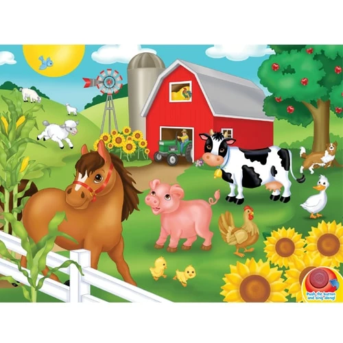 Misc Masterpieces Puzzle Educational Sing-a-Long Old McDonald Puzzle 24 Pieces 5 Misc Masterpieces Puzzle Educational Sing-a-Long Old McDonald Puzzle 24 Pieces - Image 3