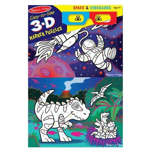 Melissa & Doug Melissa And Doug Easy To See 3D Colouring Puzzle 3 Melissa & Doug Melissa And Doug Easy To See 3D Colouring Puzzle