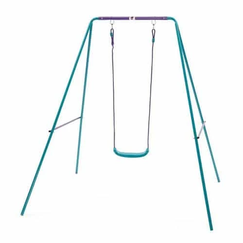Plum Play Plum 2-In-1 Baby Swing Set Purple/Teal 4 Plum Play Plum 2-In-1 Baby Swing Set Purple/Teal - Image 2