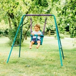 Plum Play Plum 2-In-1 Baby Swing Set Purple/Teal 11 Plum Play Plum 2-In-1 Baby Swing Set Purple/Teal -Cheap Kids Toys & Games Store Plum 2 In 1 Baby Swing Seat Purple Teal 5