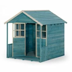 Plum Play Plum Wooden Cubby Playhouse Teal -Cheap Kids Toys & Games Store Plum Deckhouse Wooden Playhouse Teal 3