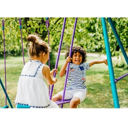Plum Play Plum Jupiter Metal Swings Set 5 Plum Play Plum Jupiter Metal Swings Set - Image 3