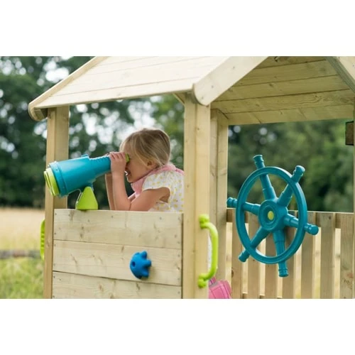 Plum Play Plum Lookout Tower Wooden Climbing Frame With Swings 5 Plum Play Plum Lookout Tower Wooden Climbing Frame With Swings - Image 3