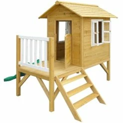 Lifespan Kids Wallaby 2 Cubby House With Green Slide -Cheap Kids Toys & Games Store Wallaby 2 Cubby House with Green Slide 03