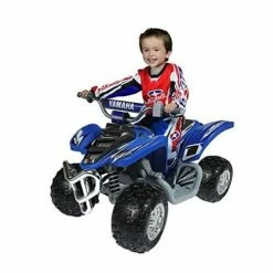 Yamaha 12 Volt Electric Raptor Quad Bike ATV Blue -Cheap Kids Toys & Games Store Yamaha 12 Volt Electric Raptor Quad ATV Blue 1